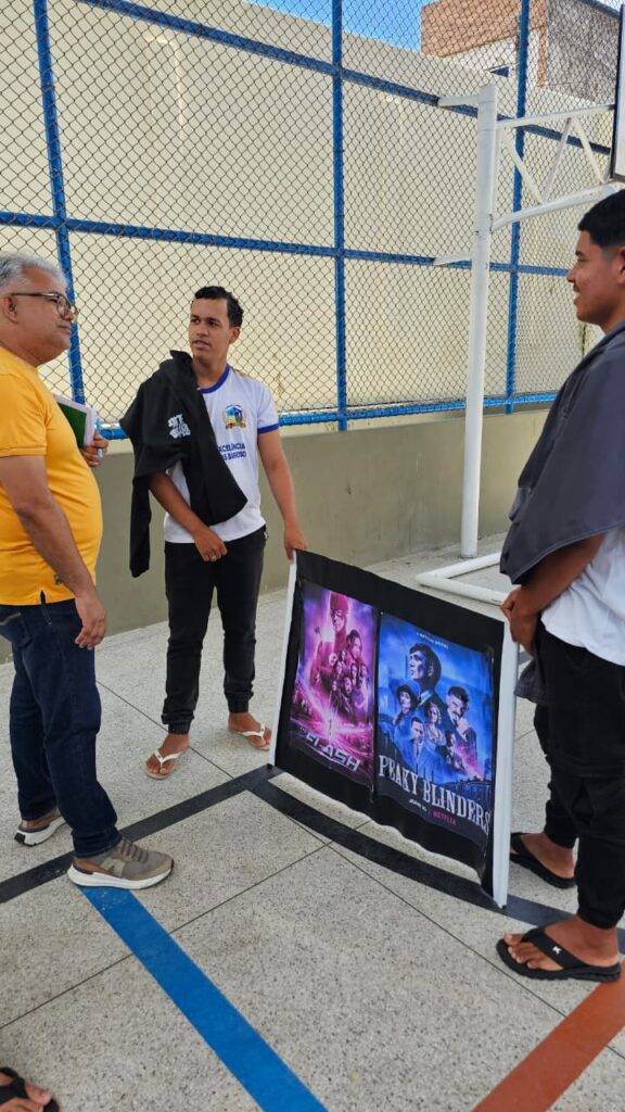 Projeto Minha Série, Minha Vida! — Interação entre professor e alunos.